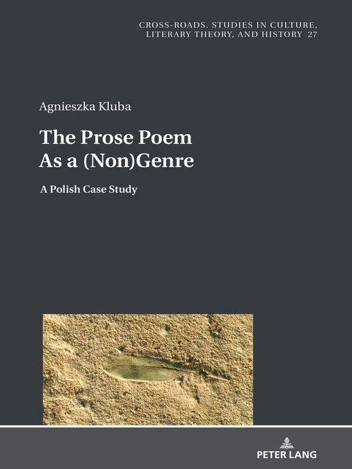 Title details for The Prose Poem As a (Non)Genre by Ryszard Nycz - Available